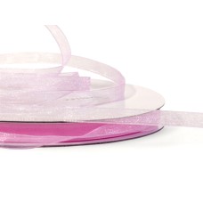 Organza Ribbon , Pink, 1/4 Inch x 25 Yards (1 Spool) SALE ITEM
